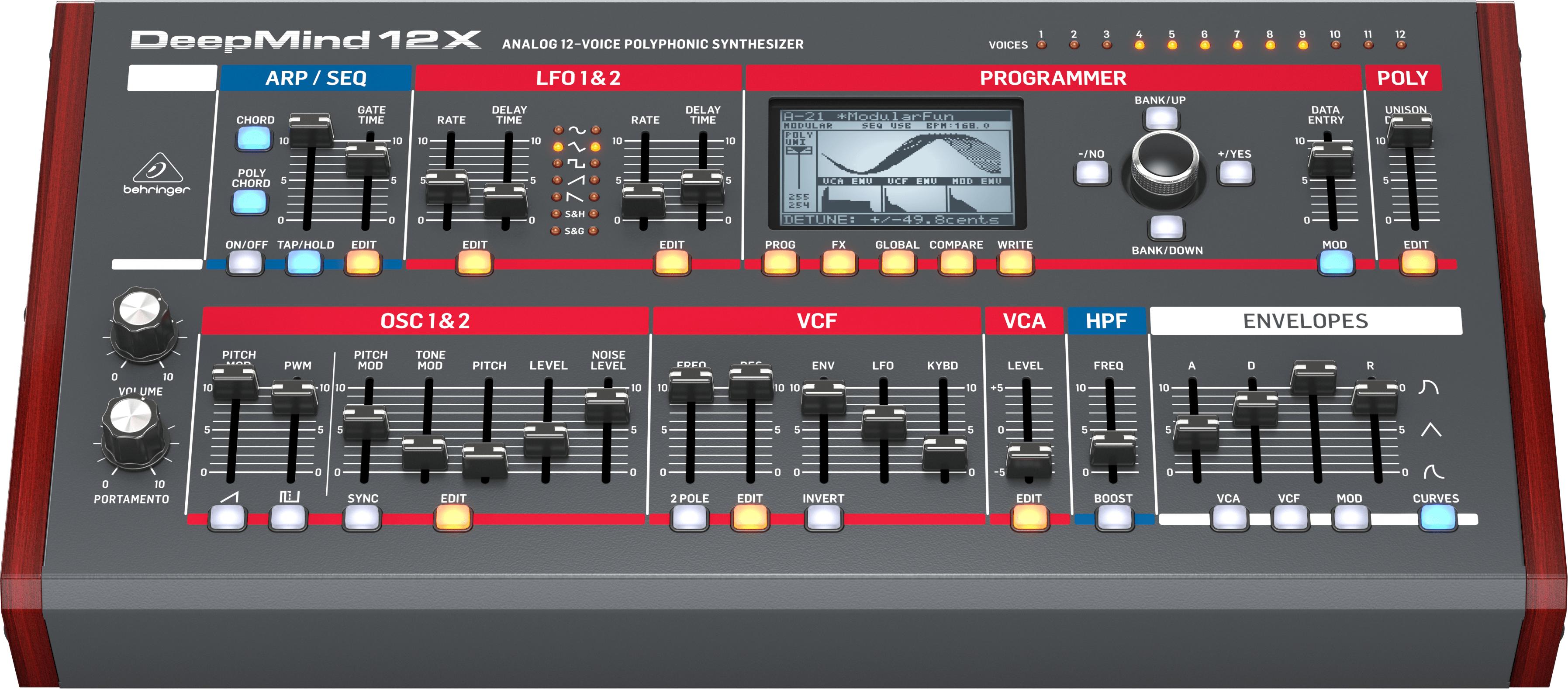Behringer DEEPMIND 12XD Desktop Synthesiser - Andertons Music Co